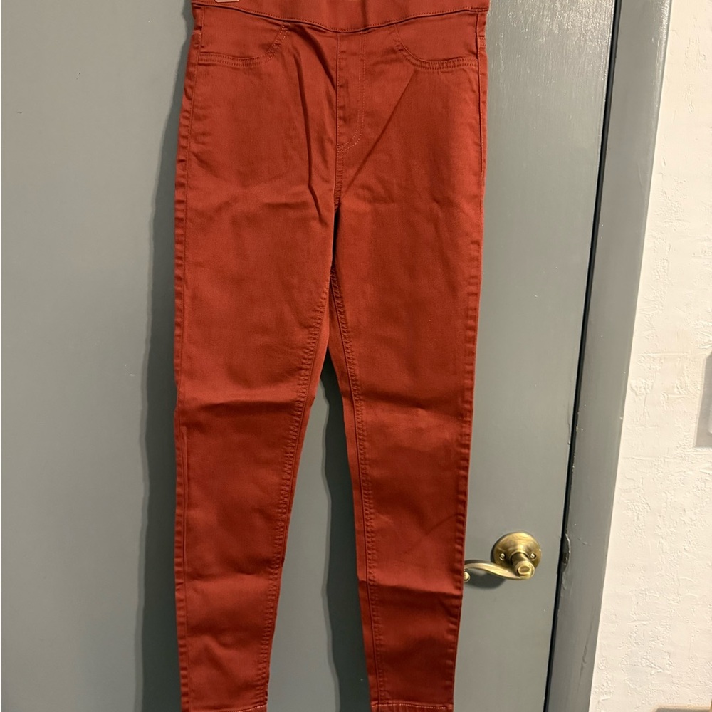 Marks & Spencer (M&S) Jeggings US 6/UK 10- Copper Tan/Brown